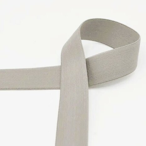 zandkleur elastiek band 3cm KicKenStoffen stofwebshop