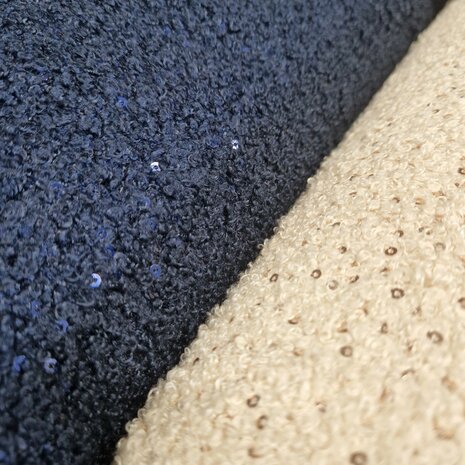 sequins teddy - kickenstoffen