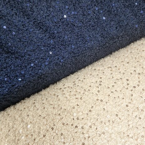sequins teddy - kickenstoffen