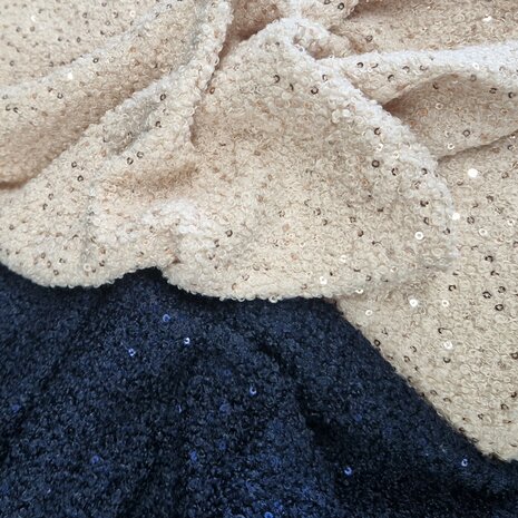 sequins teddy - kickenstoffen