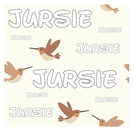 beige camel wit Lieve Bloemetjes tricot *S