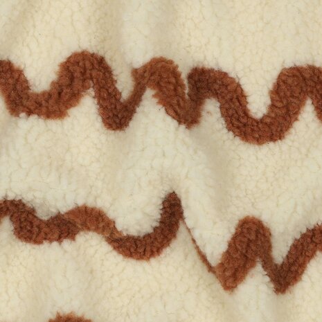 waves teddy bruin - poppyfabrics bij KicKenStoffen