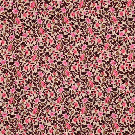 digitale frenchterry bloemen 06443.002 Poppy - kickenstoffen