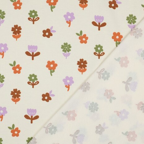 wafel triot happy flowers Kickenstoffen