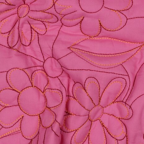 cotton stepped flowers 03790.001-kickenstoffen
