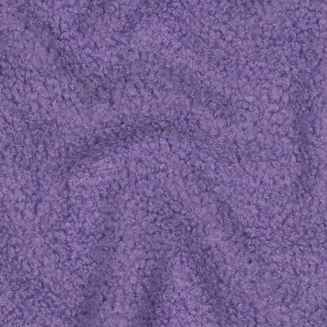teddyfleece lila - dubbelzijdig - poppyfabrics bij KicKenStoffen