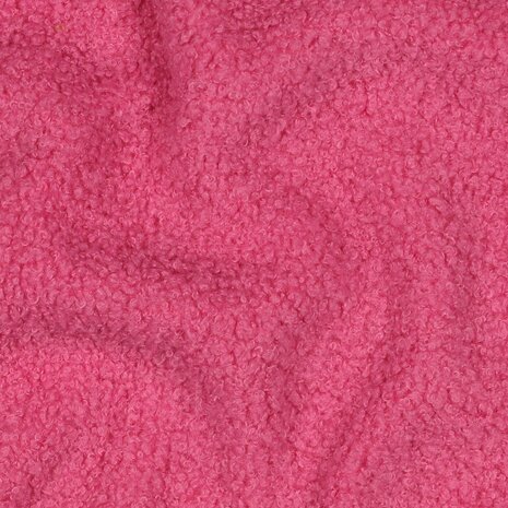 teddyfleece roze - dubbelzijdig - poppyfabrics bij KicKenStoffen
