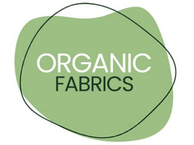 groen (zee) wit beige boontjes / blaadjes biologische poplin katoen