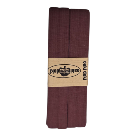 mauve (plum) tricot biasband 2cm - (939)