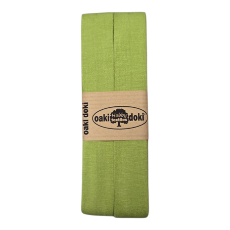 Oaki-Doki-rekbaar-Biais-band-20mm-3m-kleur-448-lime kickenstoffen