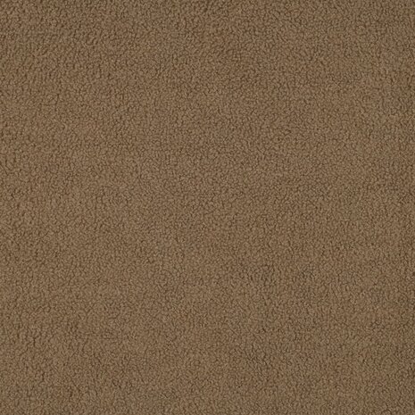 beige teddy fleece lammy stof Poppyfabrics - KicKenStoffen