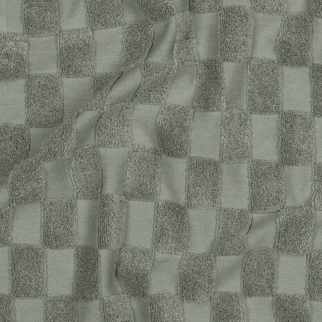 badstof tricot blokjes ruitjes poppy - kickenstoffen