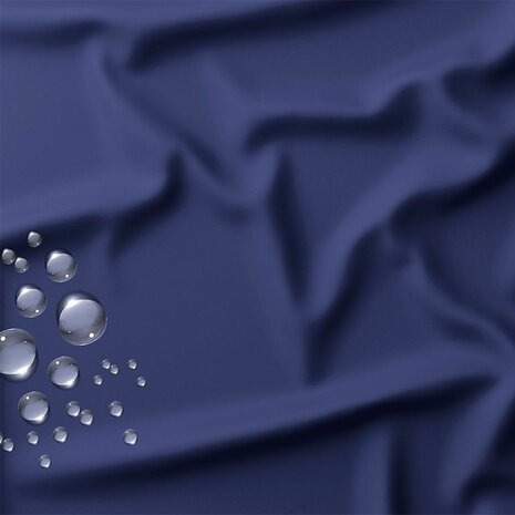 regenjassen stof donker blauw kickenstoffen - swessie 110388