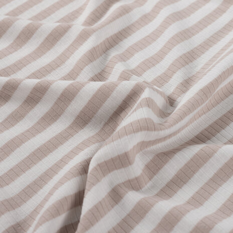 strepen brede ribtricot beige wit K47088-520 - kickenstoffen