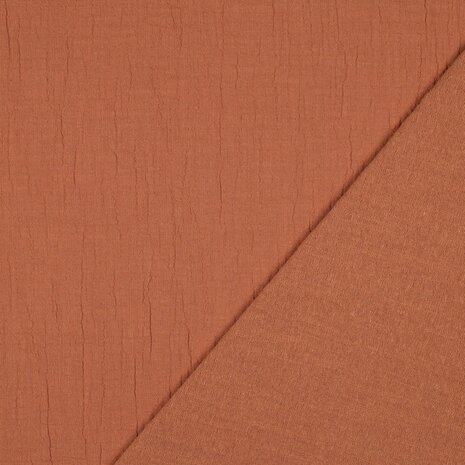 brick slub hydrofiel Poppy - kickenstoffen