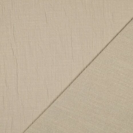 licht beige hydrofiel Poppy - kickenstoffen