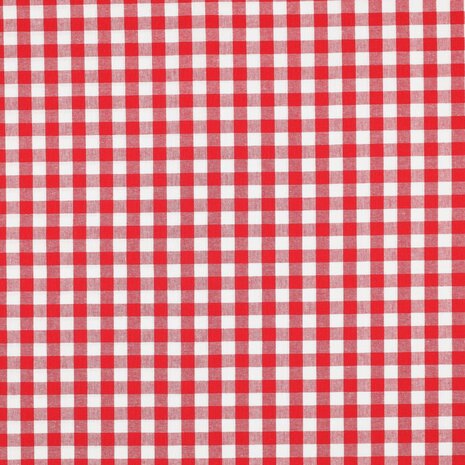 boerenbont ruitjes 1cm rood-wit _kickenstoffen