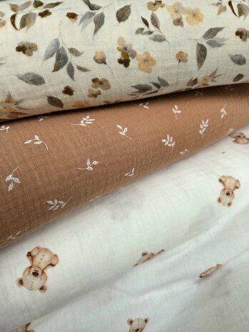 Jursie perzik kleuren hydrofiel van KicKenStoffen