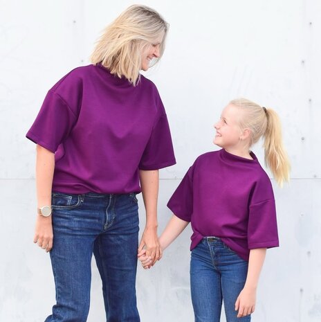 Lucia top bel etoile van french terry 