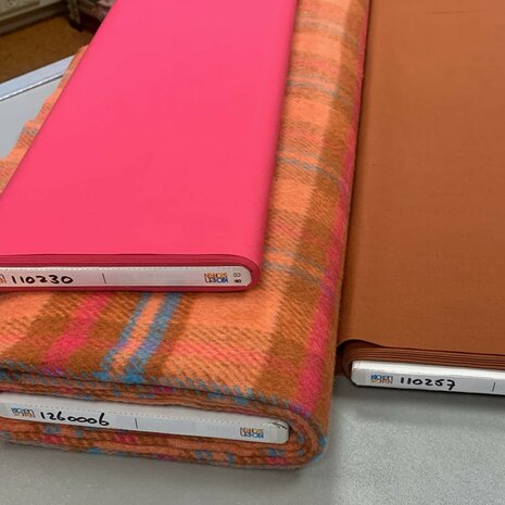 dikke flanel stof met bijpassende voeringstoffen - kickenstoffen