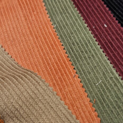 Swessiedesign corduroy rib zonder stretch - kickenstoffen