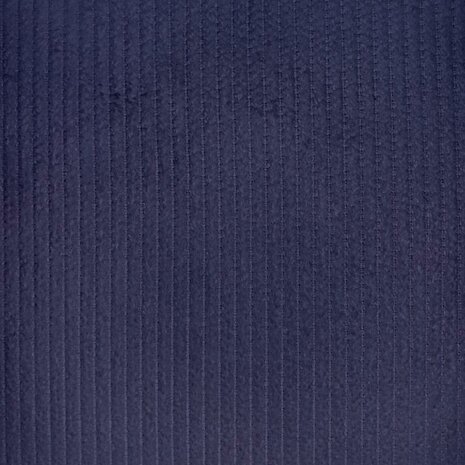 94463 marine- corduroy rib zonder stretch - kickenstoffen