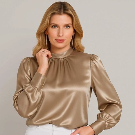 Stretch-Satin-Fabric-Light-Beige-blouse