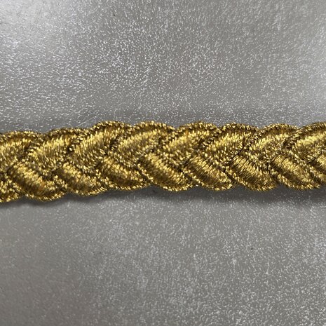 vlecht galonband goud - KickenStoffen