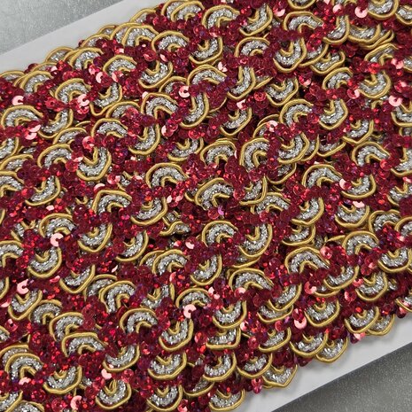 oeteldonk glitter galon band zilver wit rood geel pailletten KicKenStoffen