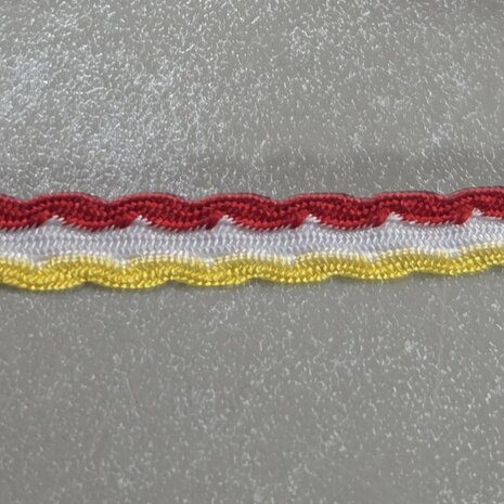 oeteldonk snake band wit rood geel KicKenStoffen