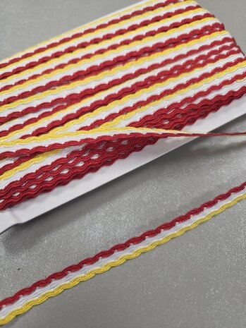 oeteldonk snake band wit rood geel KicKenStoffen