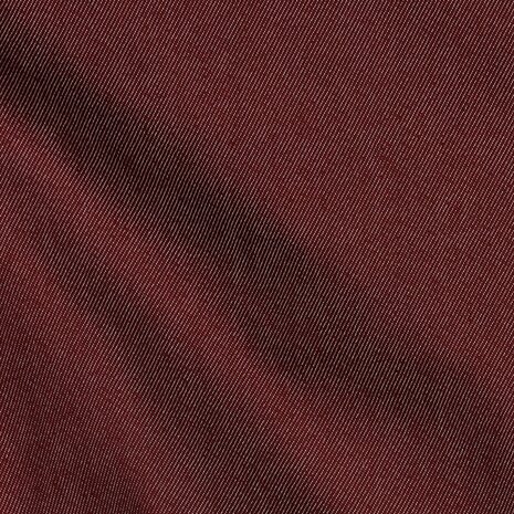 Chambray stretch denim bordeaux - KicKenStoffen