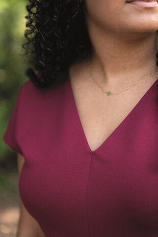 Dress Anna Poppy 26 PUNTA jersey - KicKenStoffen