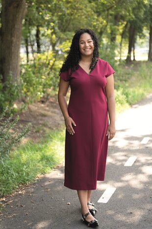 Dress Anna Poppy 26 PUNTA jersey - KicKenStoffen