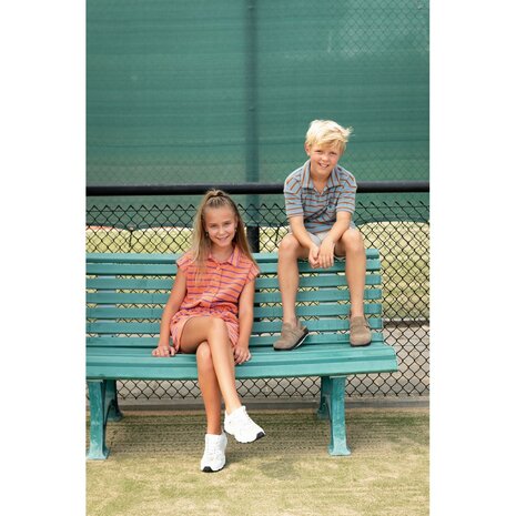 badstof tricot met strepen uit Poppy 26 Playsuit Maren en Polo Jules - kickenstoffen