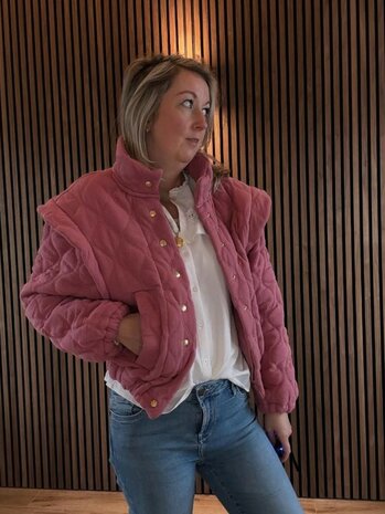 gevoerde hydrofiel bomberjas gemaakt door sewing.sjan - stof kickenstoffen