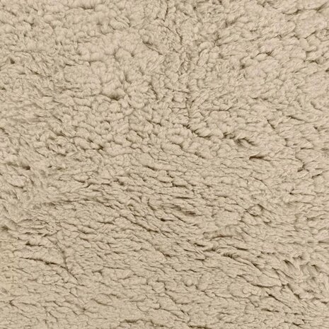 fluffie teddy - KicKenStoffen - kiezel kleur