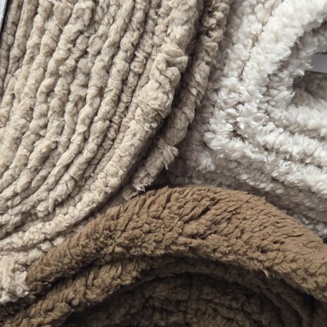 Fluffie teddy - KicKenStoffen