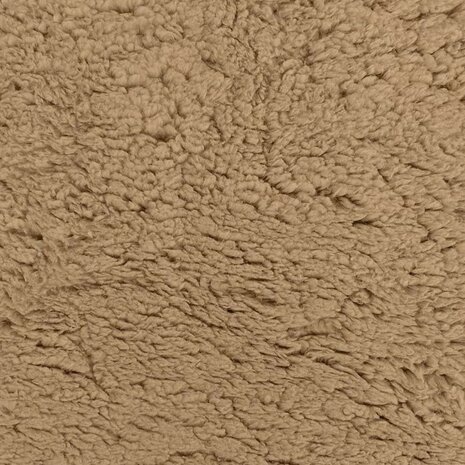 fluffie teddy - KicKenStoffen - cacao beige