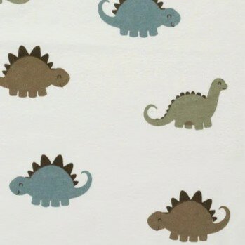 Jursie - dino saurus flanel - kickenstoffen