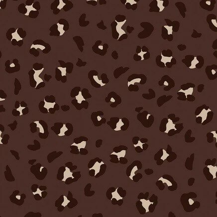 corduroy w21 bruin creme zwart panterprint - Jursie - KicKenStoffen - close up