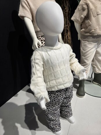 kinder broekje corduroy pantertje kickenstoffen