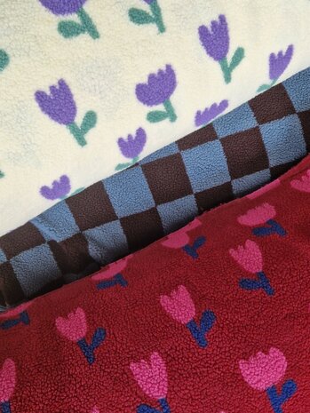 teddy tulpen en blokken poppy - kickenstoffen