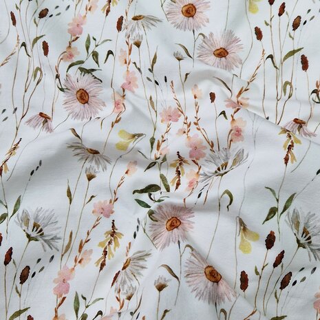 BEEBSstofjes Lente Bloem tricot KicKenStoffen - BEEBSstofjes