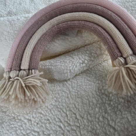 off white katoen teddy kickenstoffen