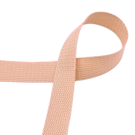 XWB0011-551-025 tassenband champagne kickenstoffen