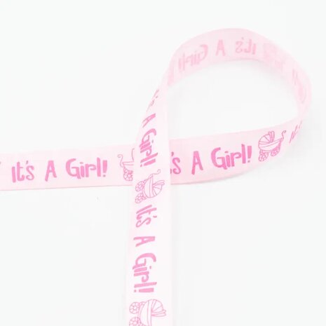 XSR13L500-016 hoera een jongen satijnlint