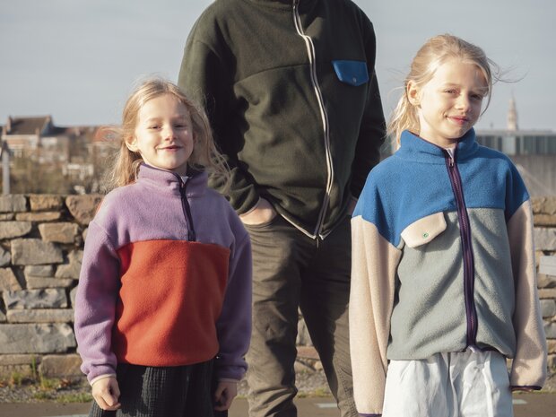 Luca sweater &amp; jacket unisex sewingpattern kids