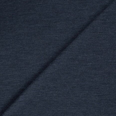 mulesin vrij - merino wol tricot blauw melange
