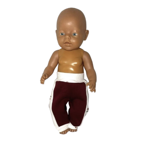 babyborn jogging pak naaipatroon poppen Nappi - bij kickenstoffen